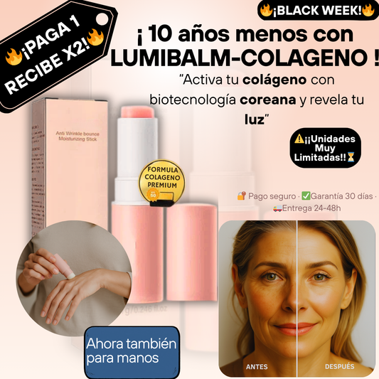 ¡¡1+1 GRATIS!! Bálsamo Coreano Activa tu Luz Interior  LUMIBALM – COLÁGENO