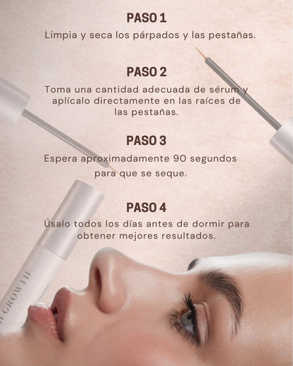Pestañas Cortas, Débiles y Sin Volumen? Transforma tu mirada en 28 días